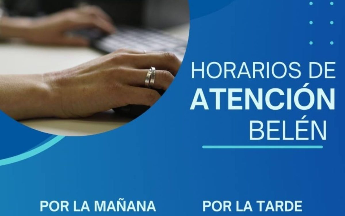 Horarios de atención en (BELÉN)